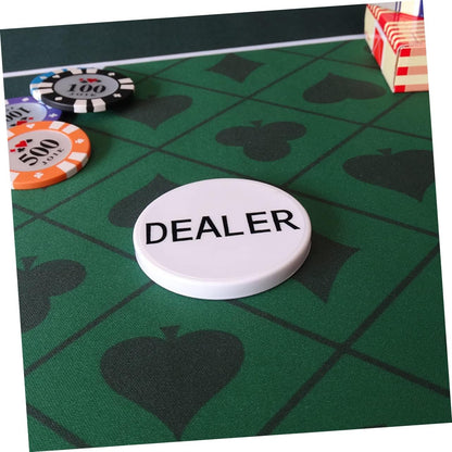 SAFIGLE 4 Sets Big and Small Blind Banker Code Texas Holdem Game Chips Bingo Game Tokens Bingo Game Supplies