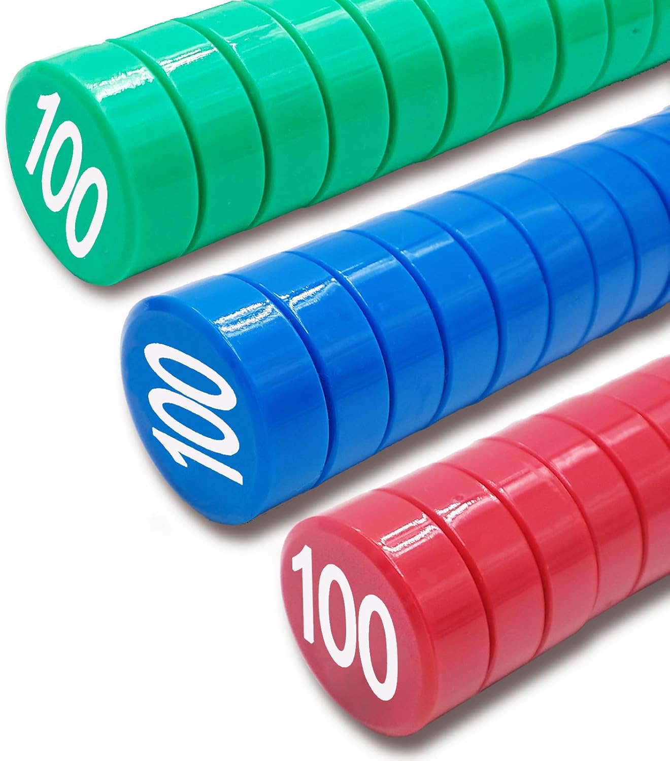 1-50 Magnetic Numbers, Magnets with Number for Dry Erase Boards, Round Number Refrigerator Magnets for Whiteboard in Home and Office (0.8" Diameter, Black)