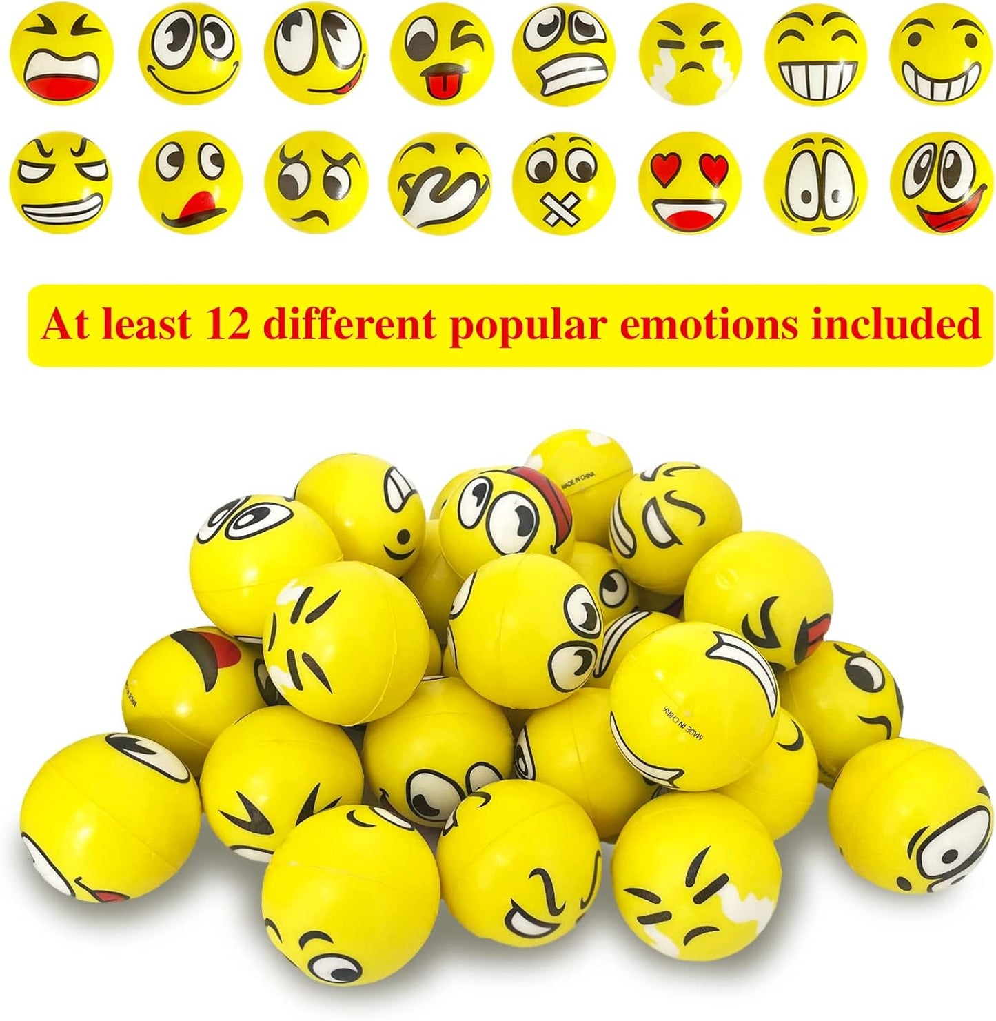 24 PCS Globe Squeeze Balls,2.5 Inch Foam Squeeze Balls for Kids,School,Classroom,Party Favors