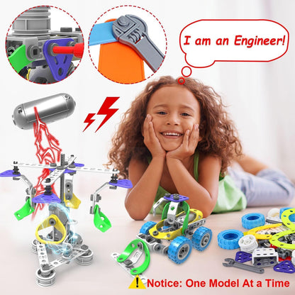 10 in 1 STEM Toys for 4 5 6 7 8+ Year Old Boy Girl Birthday Gifts Building Toys Stem Kits Activities for Kids Ages 4-8 5-7 6-8 Educational Learning Boy Toys Age 3-5 4-6 8-10 Engineering Creative Games