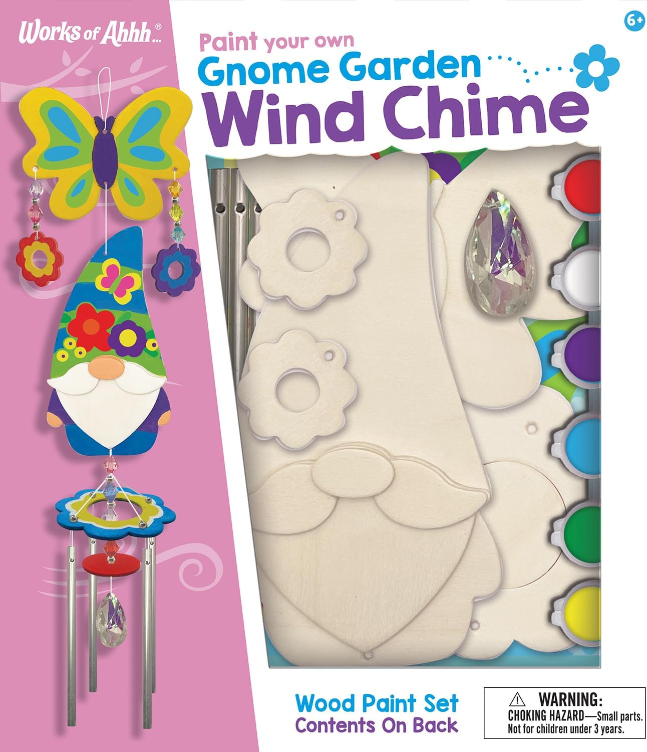 Works of Ahhh... Craft Set - Solar System Mobile Classic Wood Paint Kit