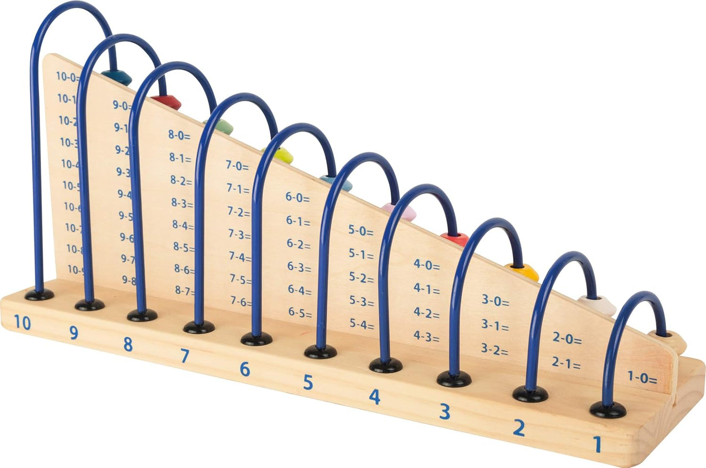 Wooden Abacus by Small Foot – Classic Educational Counting Toy Bead Counter – Early Learning Logic, Quantities, Addition, Subtraction – Develops Motor Skills and Logical Thinking - Age 4+ Years
