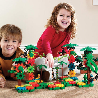 Learning Resources Gears! Gears! Gears! Space Explorers Building Set - 77 Pieces, Ages 4+, STEM Activities, Fine Motor Skills, Toddler Explorer Kit, Science and Construction, Boys and Girls Gifts