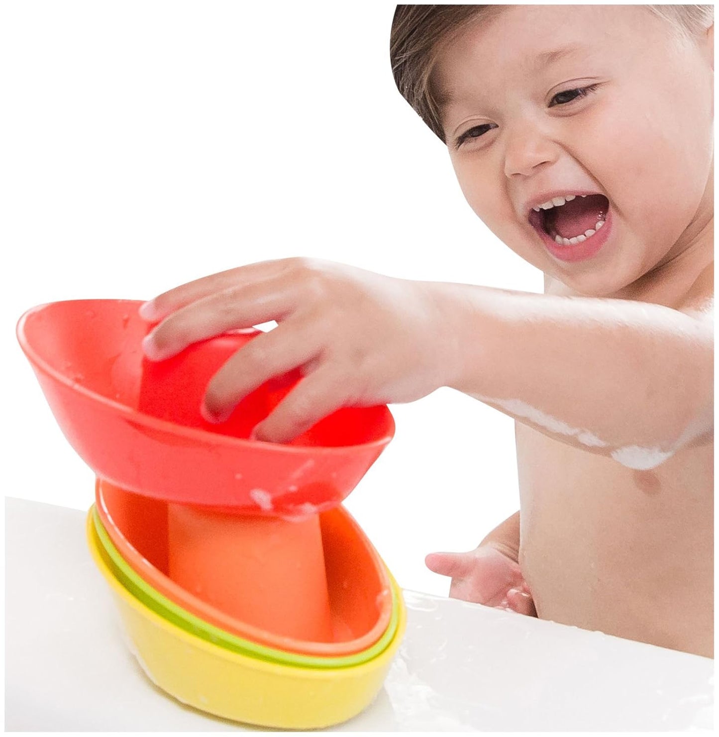 Nuby 5-Piece Splish Splash Bath Time Stacking Cups