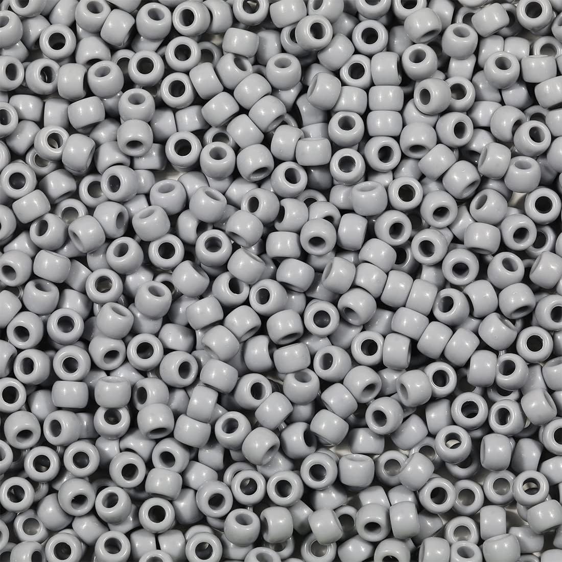 Bala&Fillic 6x9mm Army Green Pony Beads with Smooth Surface 1000pcs Crayon Color Craft Beads (Army Green)