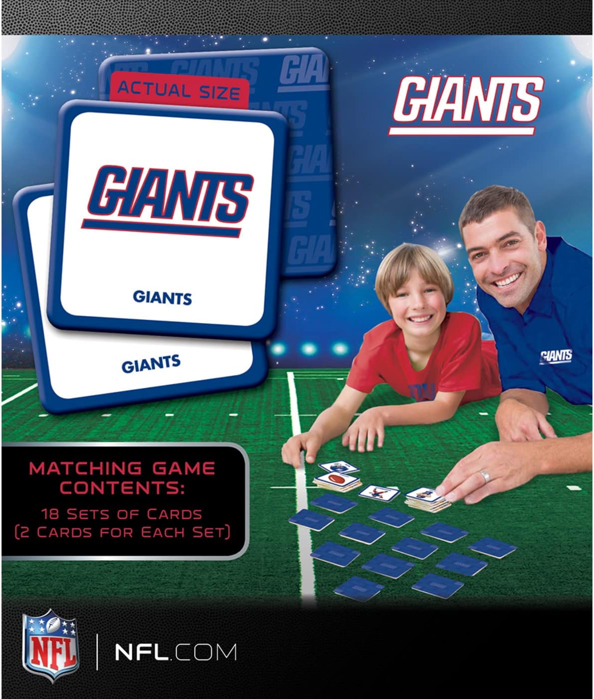 MasterPieces Sports Games - NFL Matching Game - Game for Kids and Family - Laugh and Learn