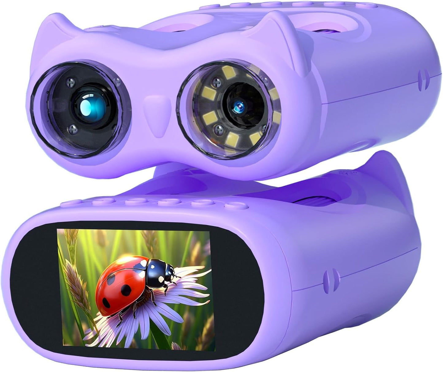 Handheld Microscope for Kids, 2 in 1 1000X Pocket Digital Microscope & 10X Telescope for Kids - Science Kits STEM Toys - Gifts for Boys Girls Ages 3 4 5 6 7 8 9 10 11 12 (Orange)