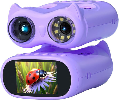 Handheld Microscope for Kids, 2 in 1 1000X Pocket Digital Microscope & 10X Telescope for Kids - Science Kits STEM Toys - Gifts for Boys Girls Ages 3 4 5 6 7 8 9 10 11 12 (Orange)