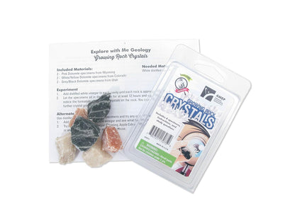 American Educational Products 2971 Explore with Me Geology - Growing Rock Crystals Labless lab Kits, 8" Height, 8" Wide, 8" Length