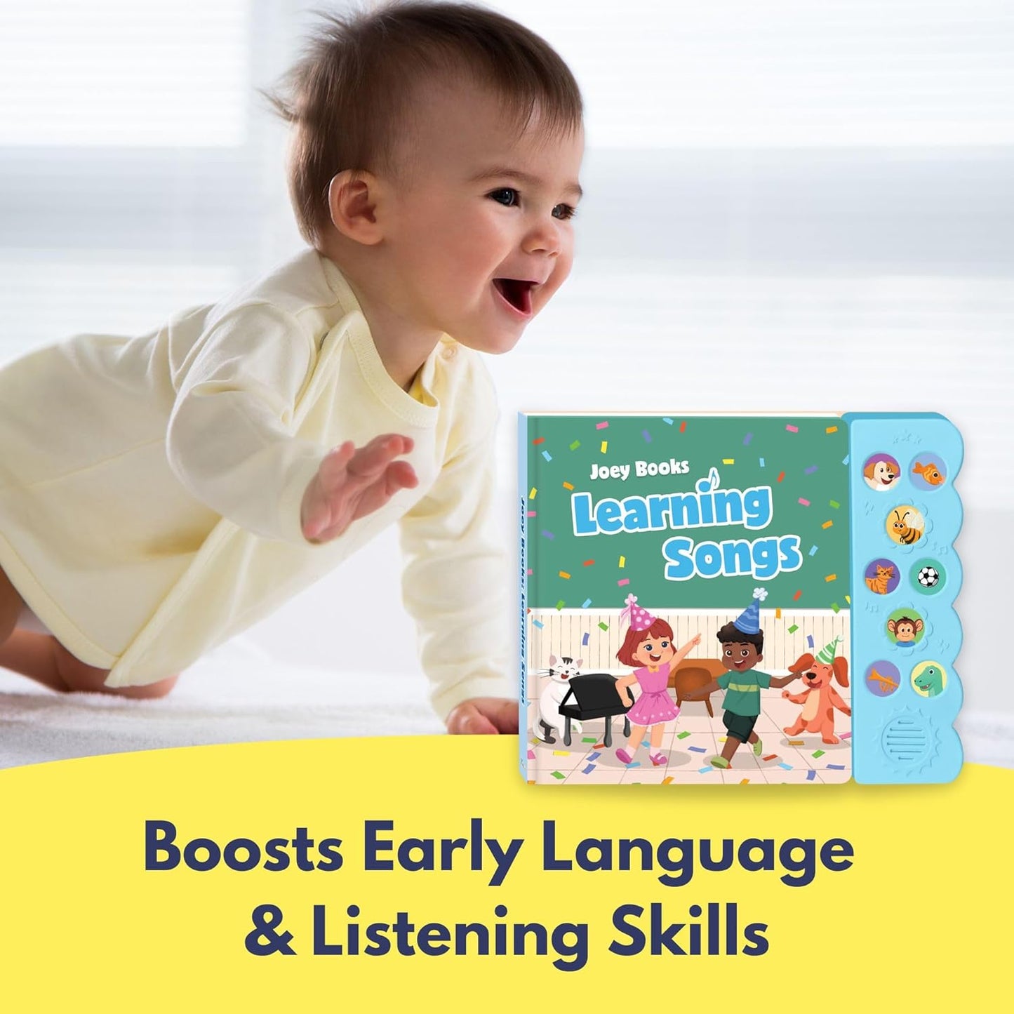 Children's Songs, Press and Play Song Book Nursery Rhymes, Button and Sound Module, Classic Nursery Rhymes and Children's Music