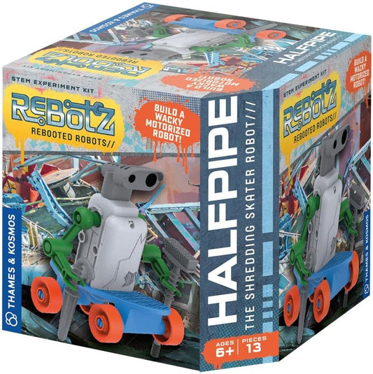 Thames & Kosmos - Rebotz: Knox - The Wacky Walking Robot - Engineering Science Kit - Educational Building Toys - Fun for Kids, Ages 6+ - 552004