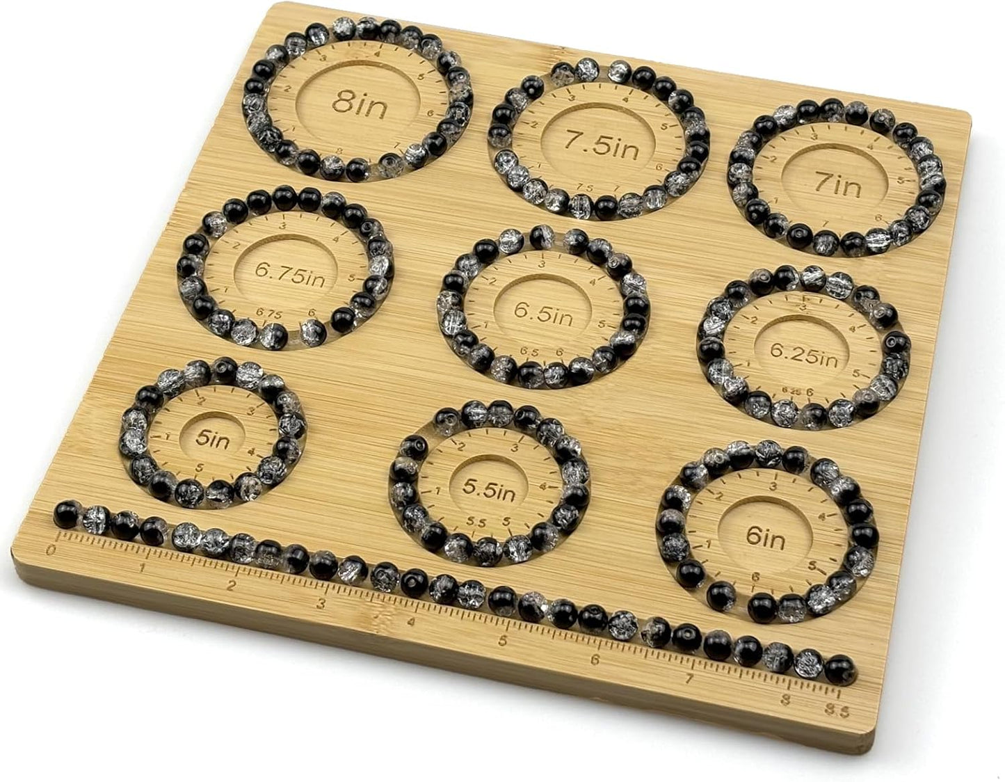 Petoysoso Bead Boards for Jewelry Making, Bamboo Beading Board for Bracelet & Necklace, Jewelry Making Supplies,Bead Tray Supplies