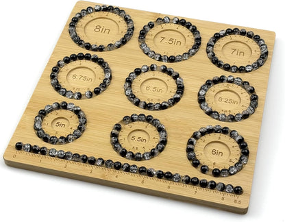Petoysoso Bead Boards for Jewelry Making, Bamboo Beading Board for Bracelet & Necklace, Jewelry Making Supplies,Bead Tray Supplies