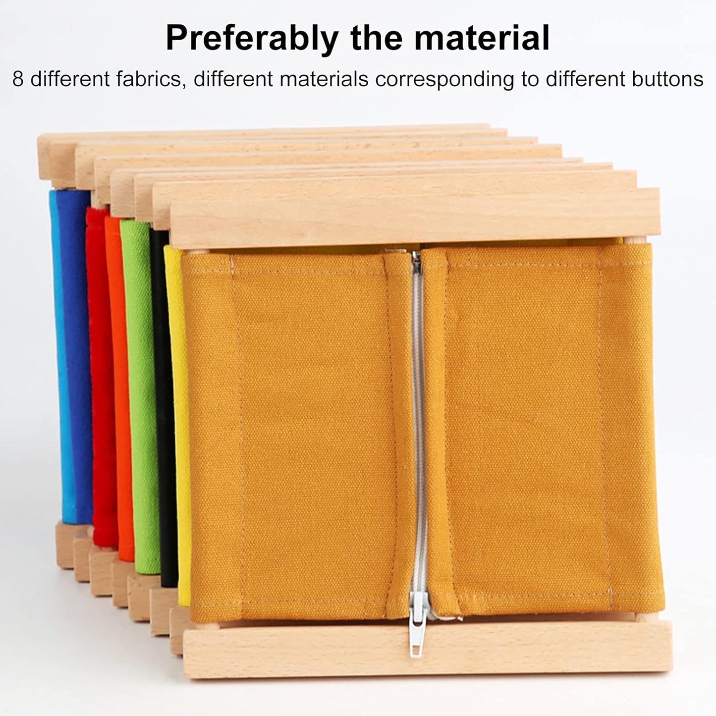 WEBEEDY Dress Practicing Boards Busy Board Dress Practice Boards Christmas Birthday Unique Gift (Set of 8)
