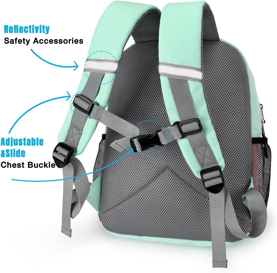 STEAMEDBUN Toddler Backpack Leash for 1-3: Backpack with Leash for Boys Girls - Anti-Lost Harness Backpack for Walking