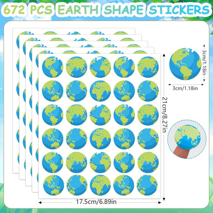 JULMELON 672 PCS Valentines Day Heart Stickers for Kids Conversation Heart Stickers Removable Labels Cards for Candy Envelopes Gifts Classroom Valentine’s Day Party Decorations