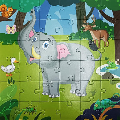 Panda Floor Puzzle Animal Jigsaw Large Puzzles 36 Piece Ages 3-6 for Toddler Children Learning Preschool Educational Development Toys (Panda)
