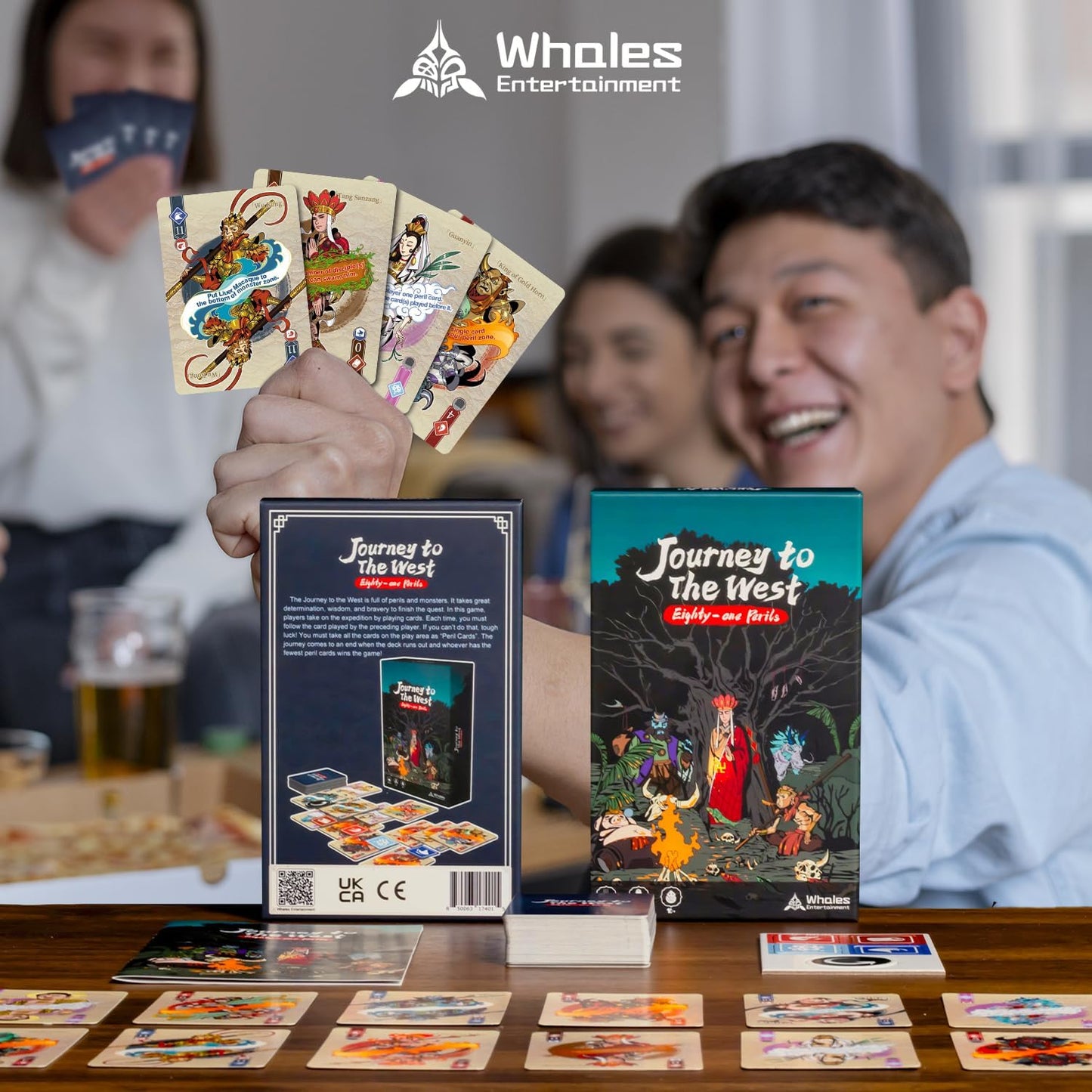 Whales Entertainment | Journey to The West: Eighty-one Perils | Party Strategy Card Games for Adults & Family Night | Fun Ladder Climbing Fantasy Card Game for Adults, Teens and Kids Aged 10+