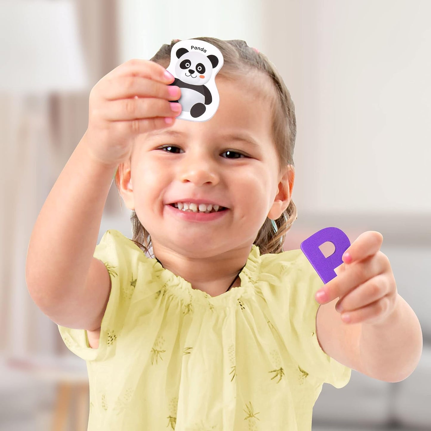 Crayola: ABC Matching Magnet Set – Vehicle-to-Go - 52pc Alphabet & Image Foam Magnets, Classroom & Home Education, Spelling-Learning, Toddler Kids 3+