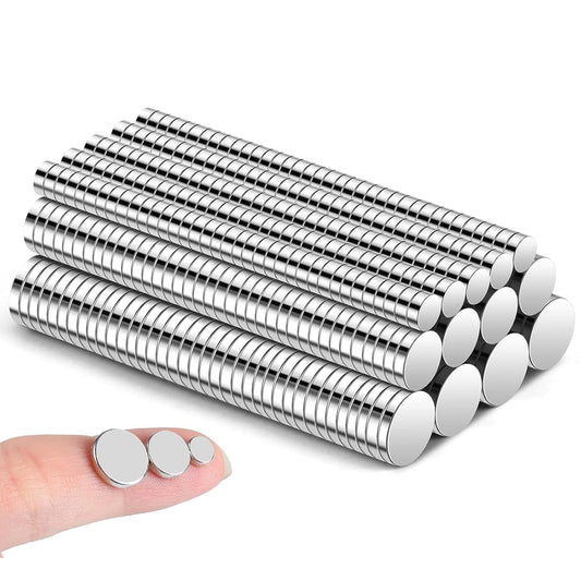 320Pcs Small Neodymium Magnets, 6x2mm Small Rare Earth Magnet Mini Magnets for Whiteboard, Office, School, STEM Measurement Kit, 3D Printing,Science Experiments