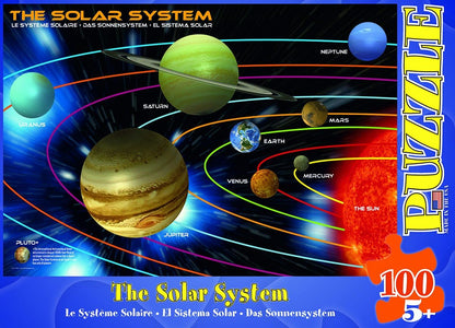 The Solar System 100 Piece Jigsaw Puzzle - Colors A