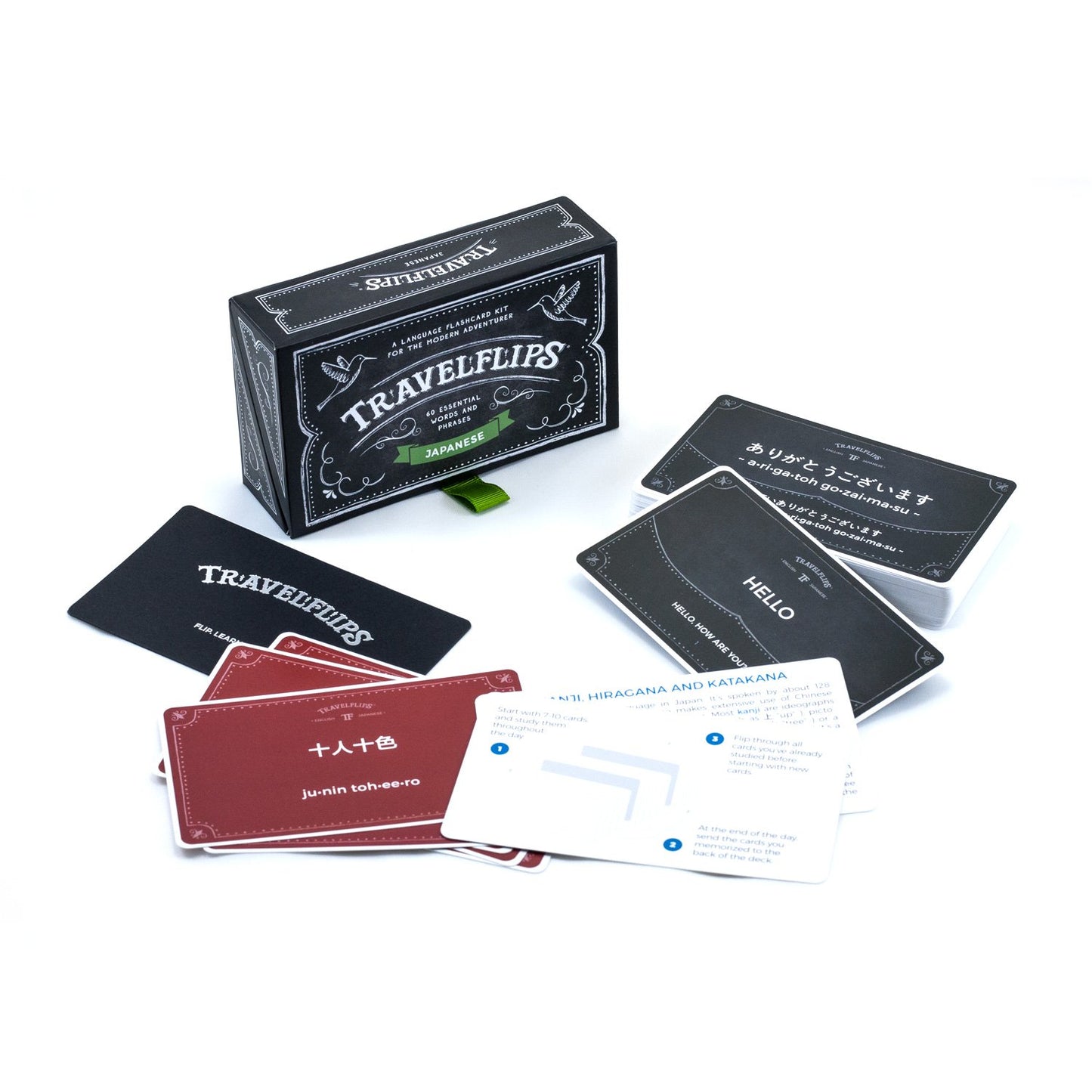 Italian Flash Cards - Learn Italian Language Vocabulary Words and Phrases - Basic Sentences for Beginners - Gift for Travelers, Kids, and Adults - Language Cards by Travelflips