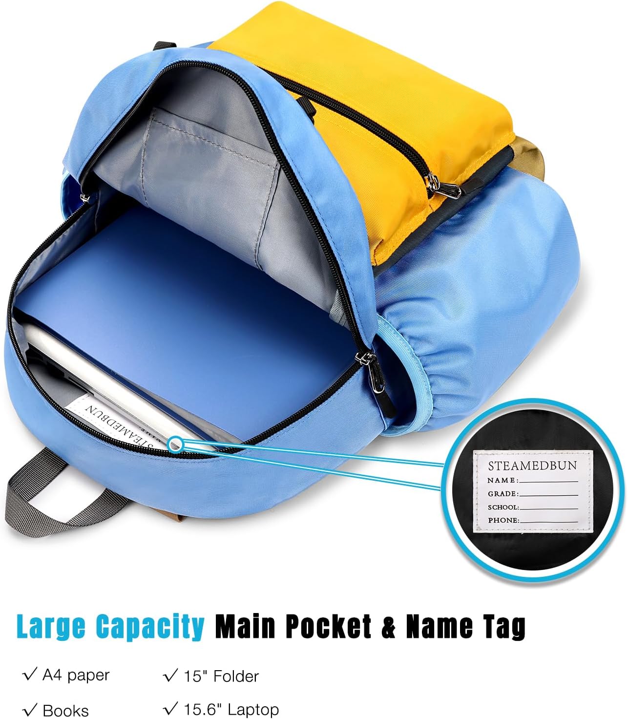STEAMEDBUN Backpack Leash for Toddlers 1-3: Baby Backpack with Leash for Boys Girls - Anti-Lost Harness for Walking