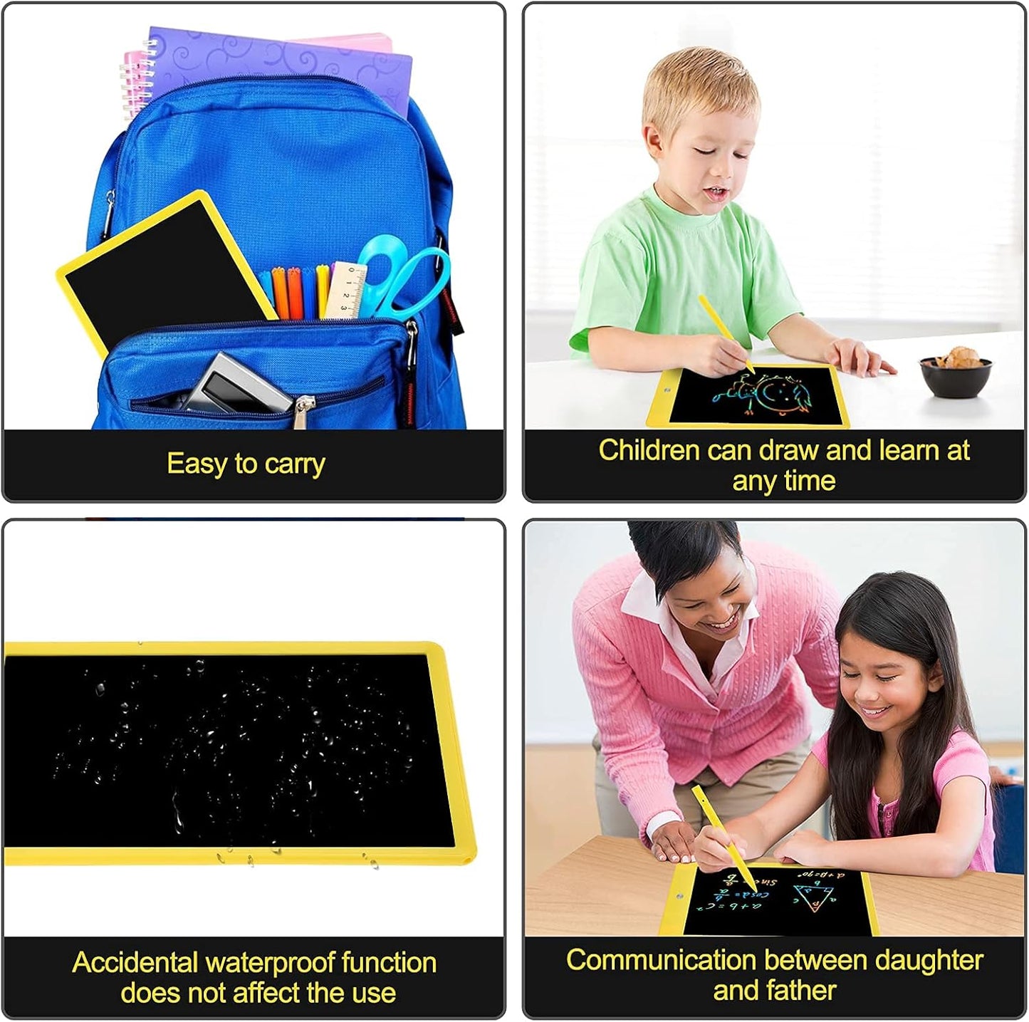 2 Pack LCD Writing Tablet for Kids Doodle Board 10 Inch, Electronic Drawing Tablet Drawing Pads, LEYAOYAO Drawing Board Learning Educational Toddler Toy - Gift for 3-6 Years Old Boys Girls