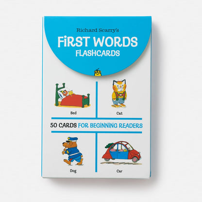 Richard Scarry's First Words Flashcards: 50 Cards for Beginning Readers