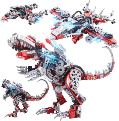 Transforming Robot Mech Building Block Sets, Destroy Warrior City Soldier Mech Model Action Mech Model Building Kit, Cool Robots Toys Gift for Adults and Kids Boys 6 7 8 10+, （542 PCS）