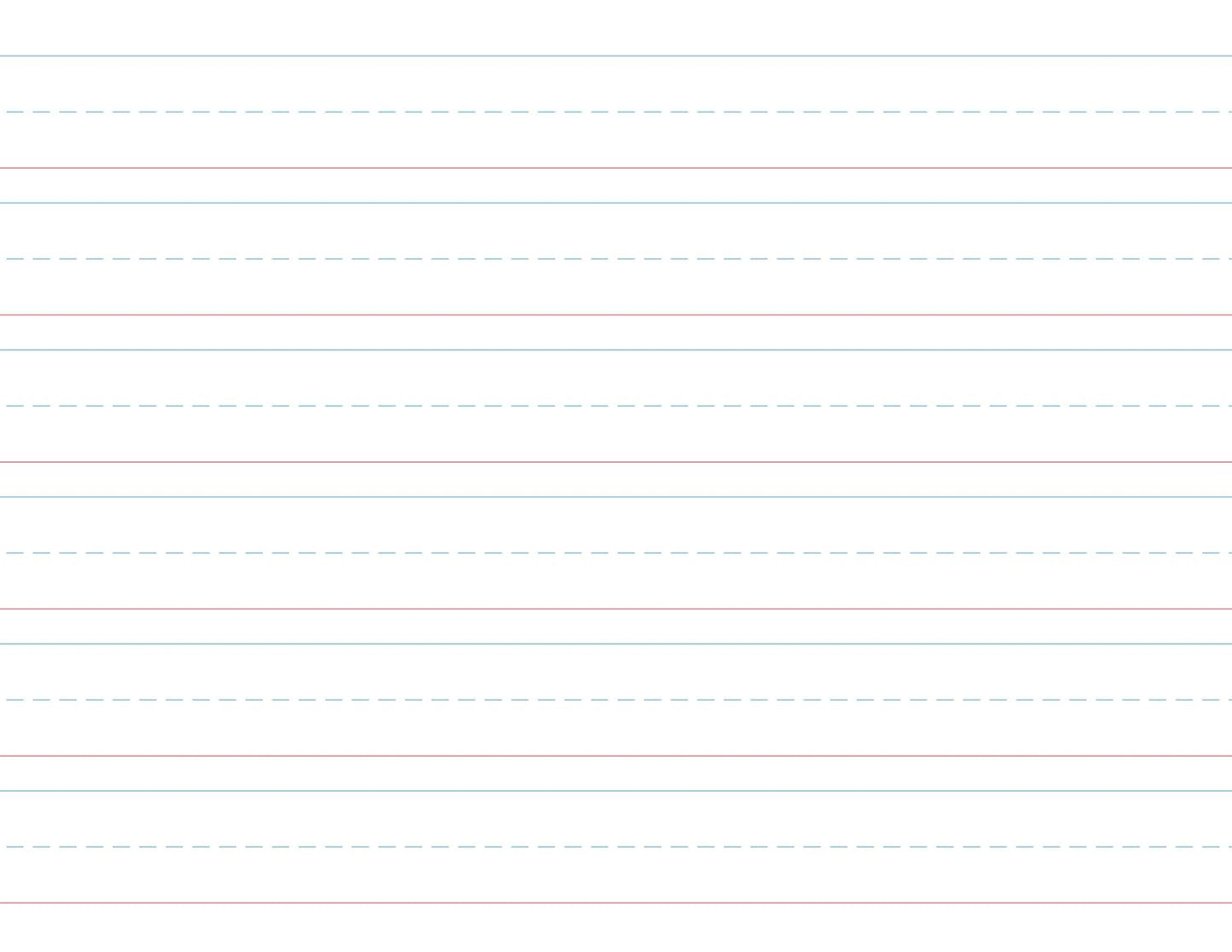 Practice Writing Pad - Primary tablet great for grades Kindergarten and up. (40 Sheets)