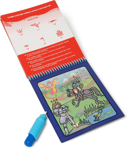 Melissa & Doug On The Go Water Wow! Mess Free Coloring Book, Reusable Water-Reveal Activity Pad, Vehicles, Travel Toys, Party Favors, for Toddlers & Kids Ages 3+ - FSC Certified