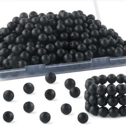 65Pcs 19mm Silicone Beads for Keychain Making Bracelet Necklace, Bulk Round Silicone Beads for Pens（Christmas Green） - Colors A