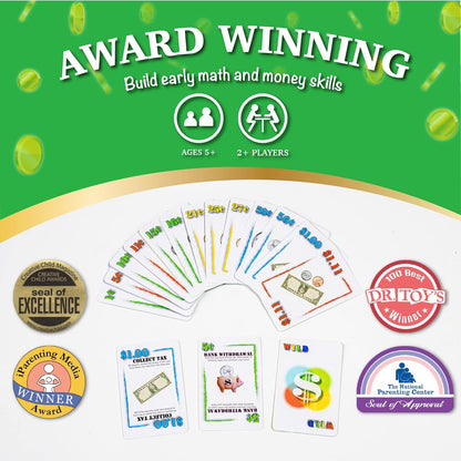 Exact Change Card Game - Educational Money Counting Game for Kids