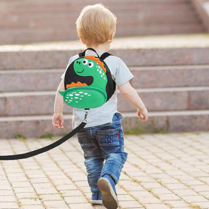 Accmor Toddler Harness Backpack Leash, Cute Dinosaur Backpacks with Anti Lost Wrist Link, Cute Mini Child Backpack Wristband Tether Strap and Protection Leashes for Boys Girls Aged 1-3 Years