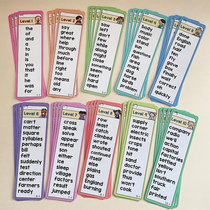 Lachilly 1000 Sight Words Flashcards, Dolch Words List Flash Cards, High Frequency Word Lists, ESL Teaching Materials, Vocabulary Building, Essential Teacher Teaching Aids for Primary School
