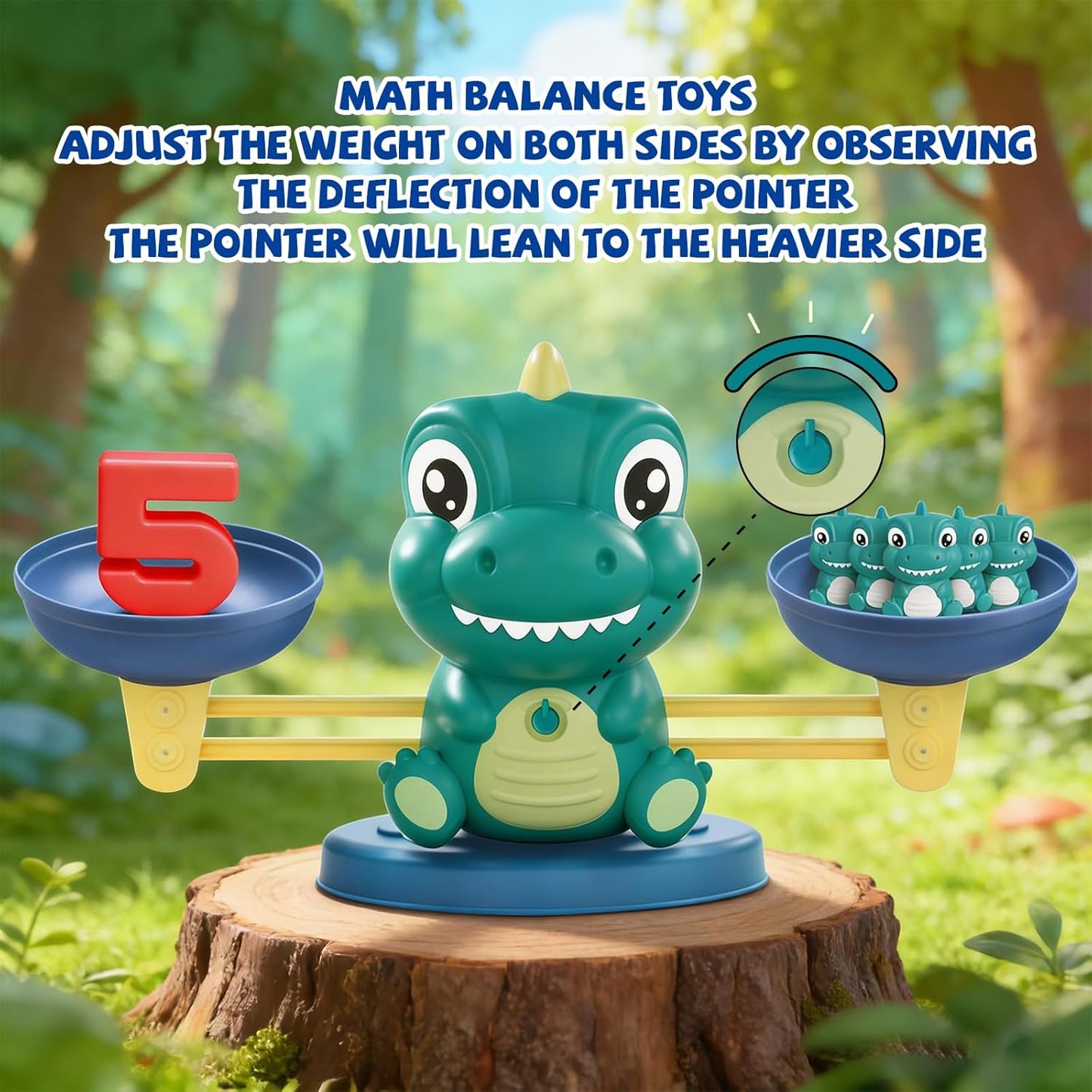 Snugzy Frog Balance Counting Toys, Number Counting Scale Games for Kids Cool Math Learning Games for Boys and Girls Preschool Kindergarten Learning STEM Montessori Educational Toys for 3+ (93 PCS)