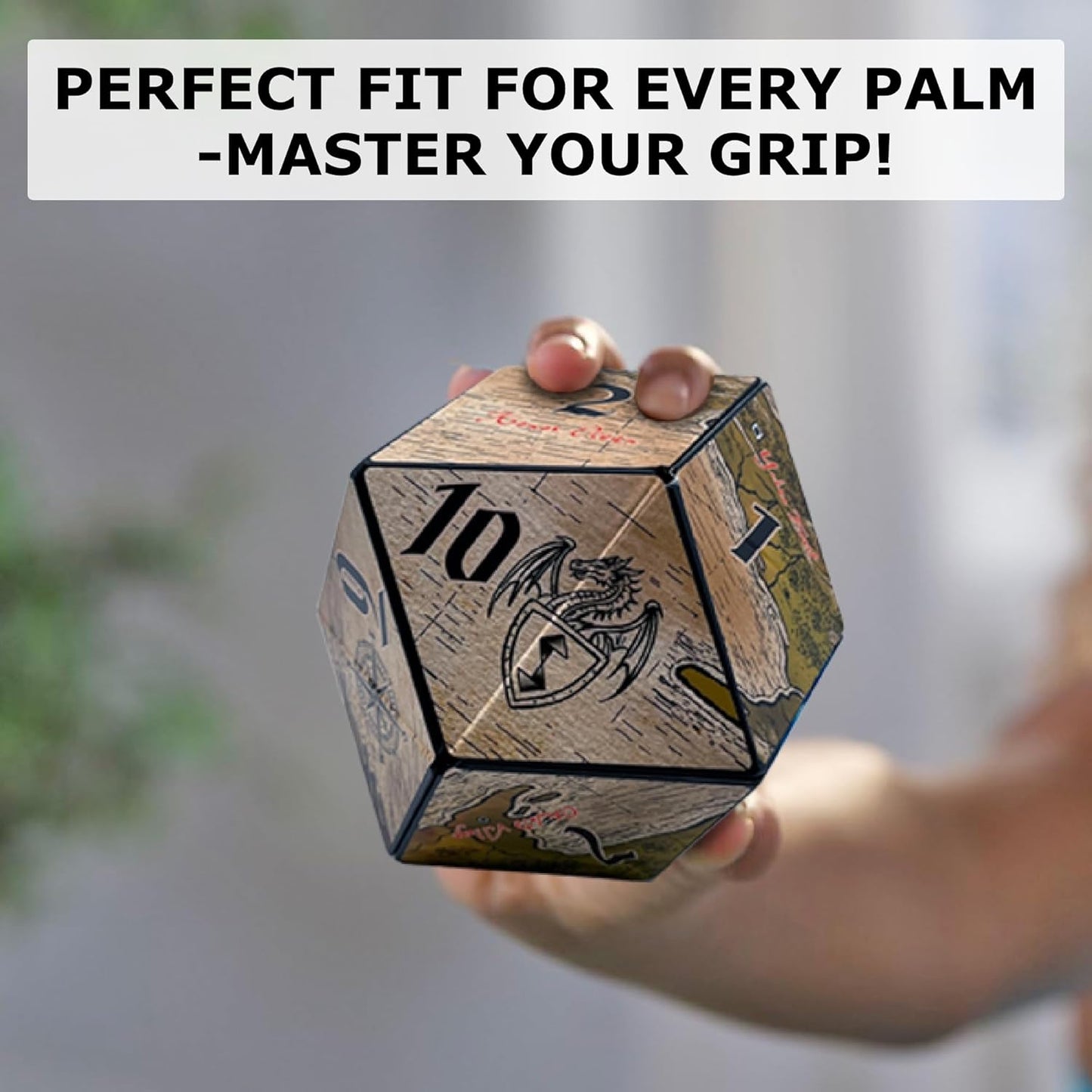 Shashibo Shape Shifting Box - Award-Winning STEM Fidget Toy with Ultra Strong Magnets - Puzzle Cube Transforms Into 100+ Shapes, Perfect Sensory Gift for Kids, Teens, and Adults (Glowquarium)