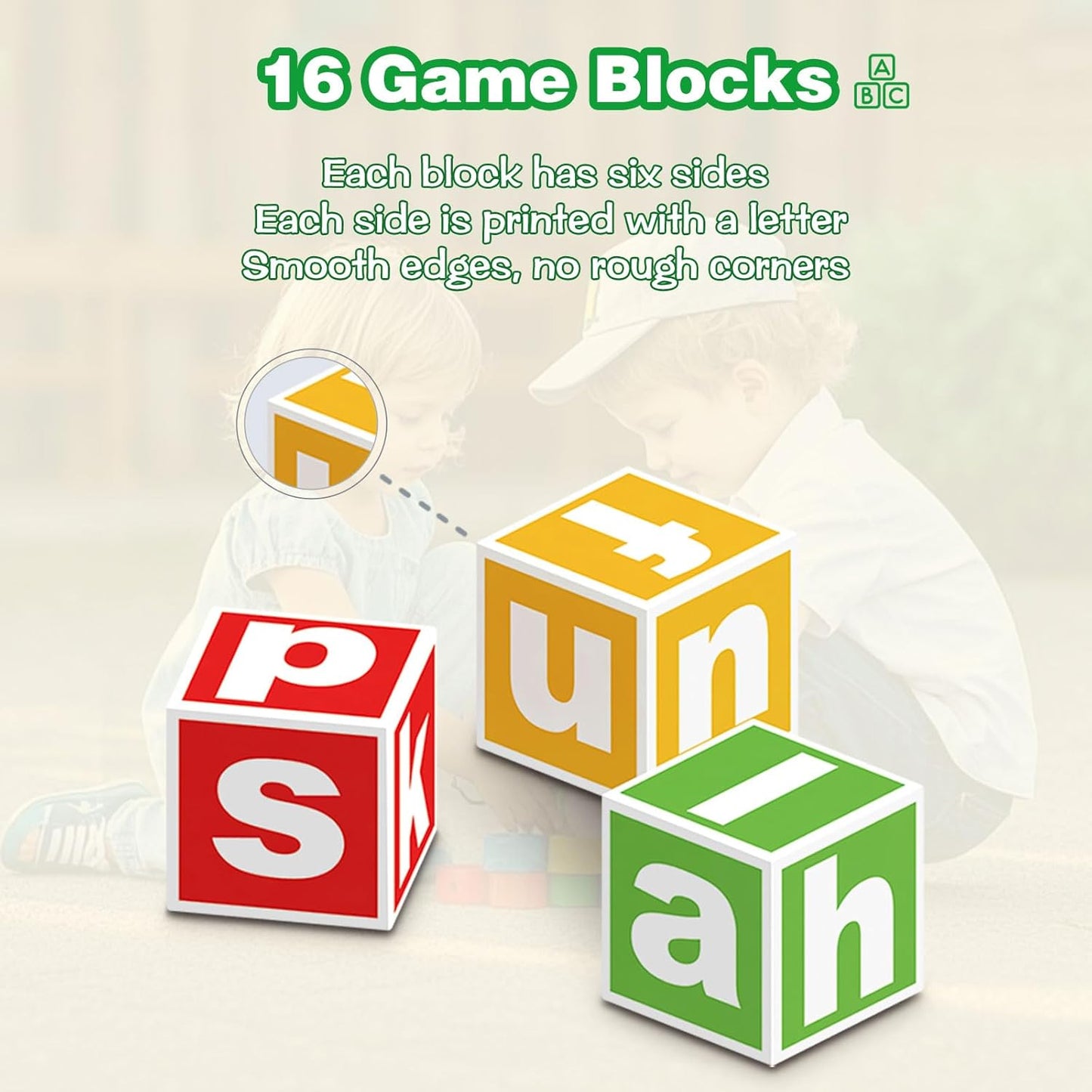 Matching Game for Kids Ages 4-8 8-12, 2 Player Family Board Games with 50 Challenge Cards, Pattern Recognition Block STEM Toys, Brain Teaser Puzzles for Adults & Teens