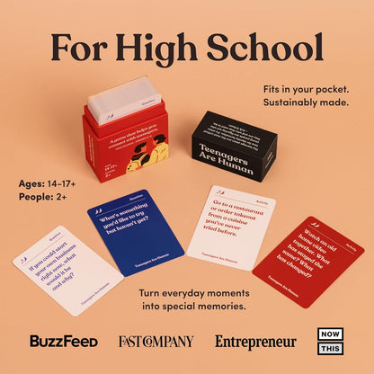Children are Human | 140 Conversation Cards to Help Bond with Kids | Card Game for Elementary School Children | Designed by Experts for Grades 2-5 | Ages 7-10+