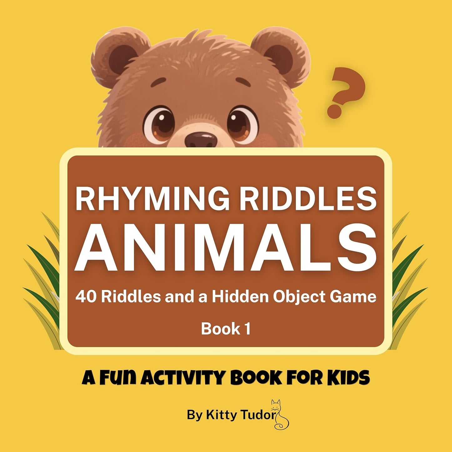 Rhyming Riddles Animals: 40 Riddles and a Hidden Object Game: A Fun Activity Book for Kids