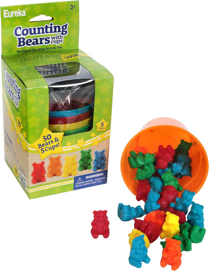 50 Counting Bears with 5 Cups