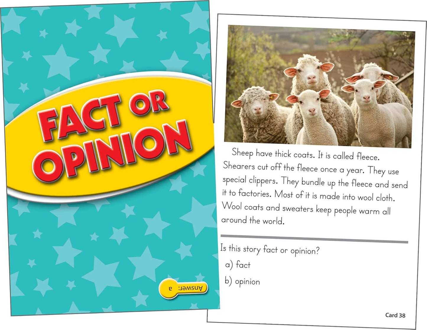 Edupress Reading Comprehension Practice Cards, Informational Text, Red Level (EP63437) Medium