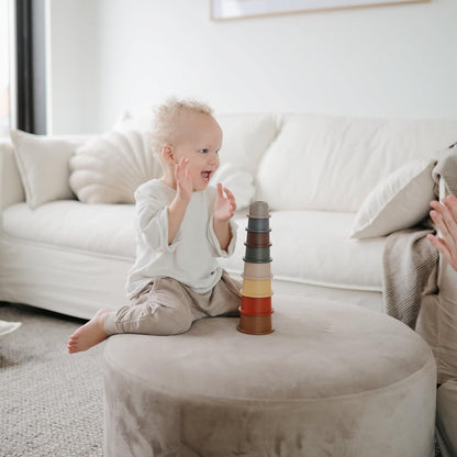 mushie Stacking Cups Toy | Made in Denmark (Original)
