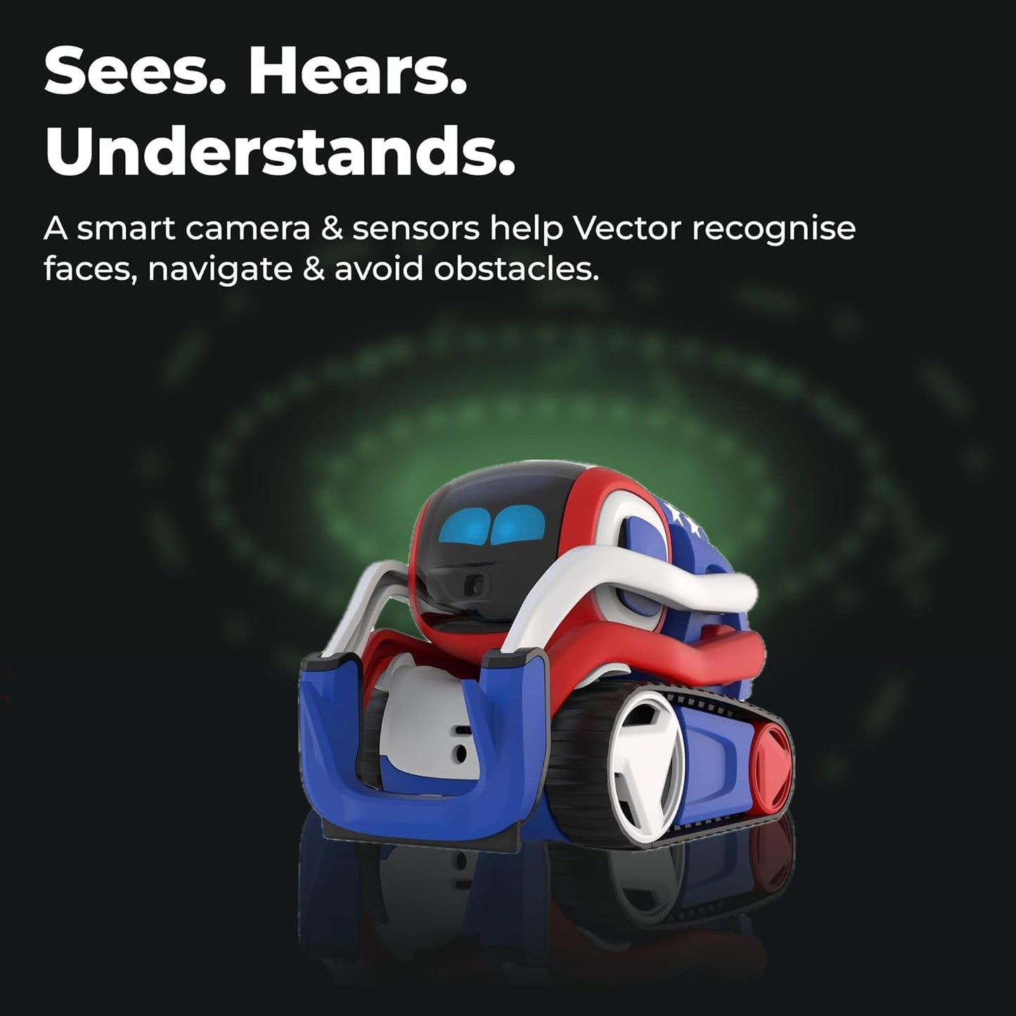 Anki Vector 2.0 AI ChatGPT Connected Robot Companion – Smart Autonomous Home Robot with Face Recognition and Voice Conversations - ChatGPT Subscription Required (Black)