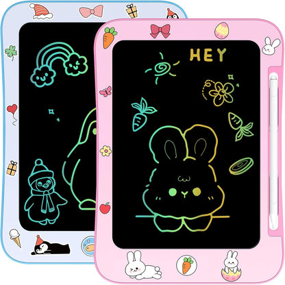 Genialba LCD Writing Tablet for Kids, Colorful Screen Drawing Board for 3-7 Year Old Boys & Girls - Educational Toys for Birthday & Christmas (Penguin)
