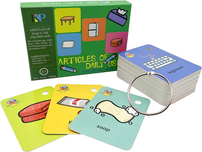 Toddler Number Flash Cards,No.123 Sight Words with Pictures Preschool Kids Flash Cards 28 Pcs with Ring(Number)