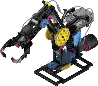 Thames & Kosmos Robotics Workshop with Micro:Bit STEM Experiment Kit, Creative, Educational Coding & Programming Curriculum for Home & School Use, Utilizes MakeCode App to Learn Python, Javascript
