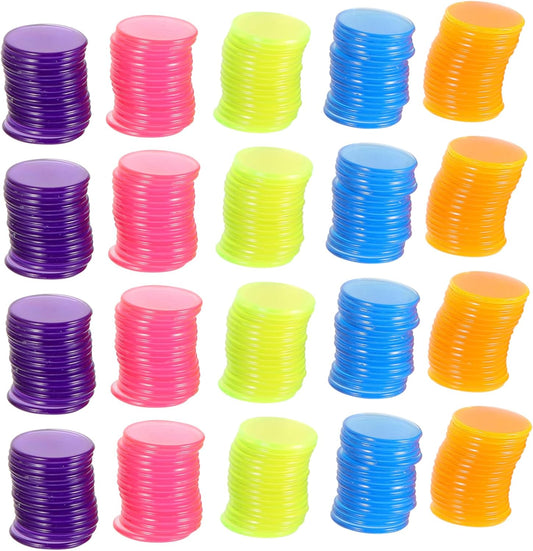 300pcs Bingo Counting Chips Markers for Gaming Parties Educational Activities Lightweight Convenient Bingo Game Props for Family Fun