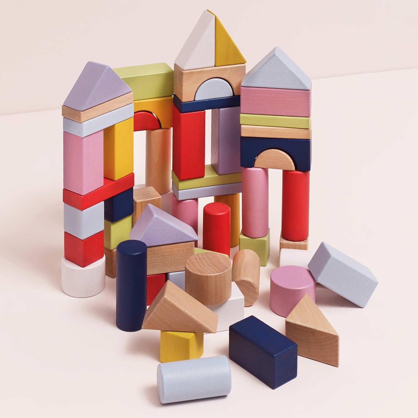 Le Toy Van - Petilou Wooden Educational ABC Wooden Blocks | Educational Wood Toys for Toddlers and Babies | Suitable for A Boy Or Girl 1 Year Old +